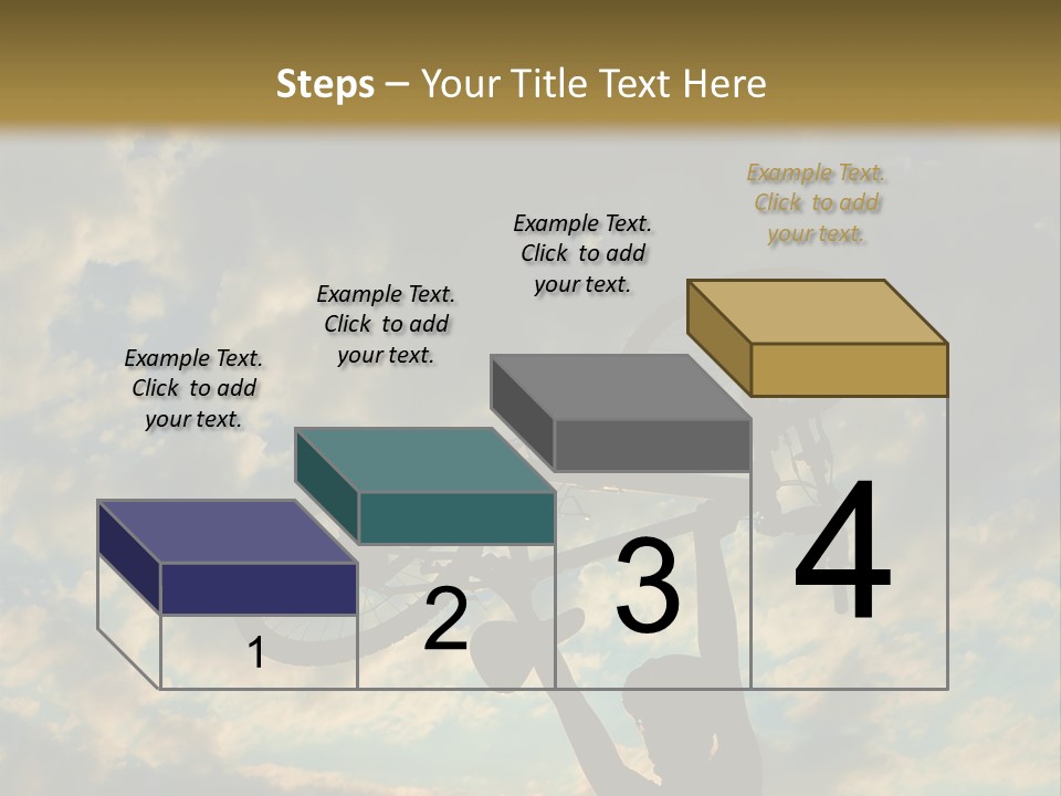 Fitness Ride Young PowerPoint Template