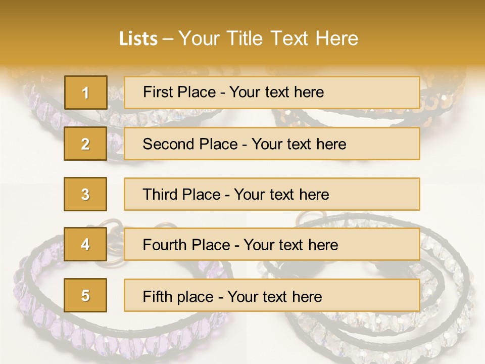 Art Jewelle Wear PowerPoint Template