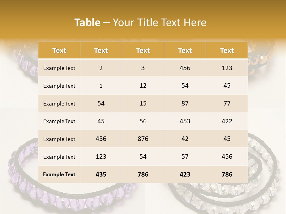 Art Jewelle Wear PowerPoint Template