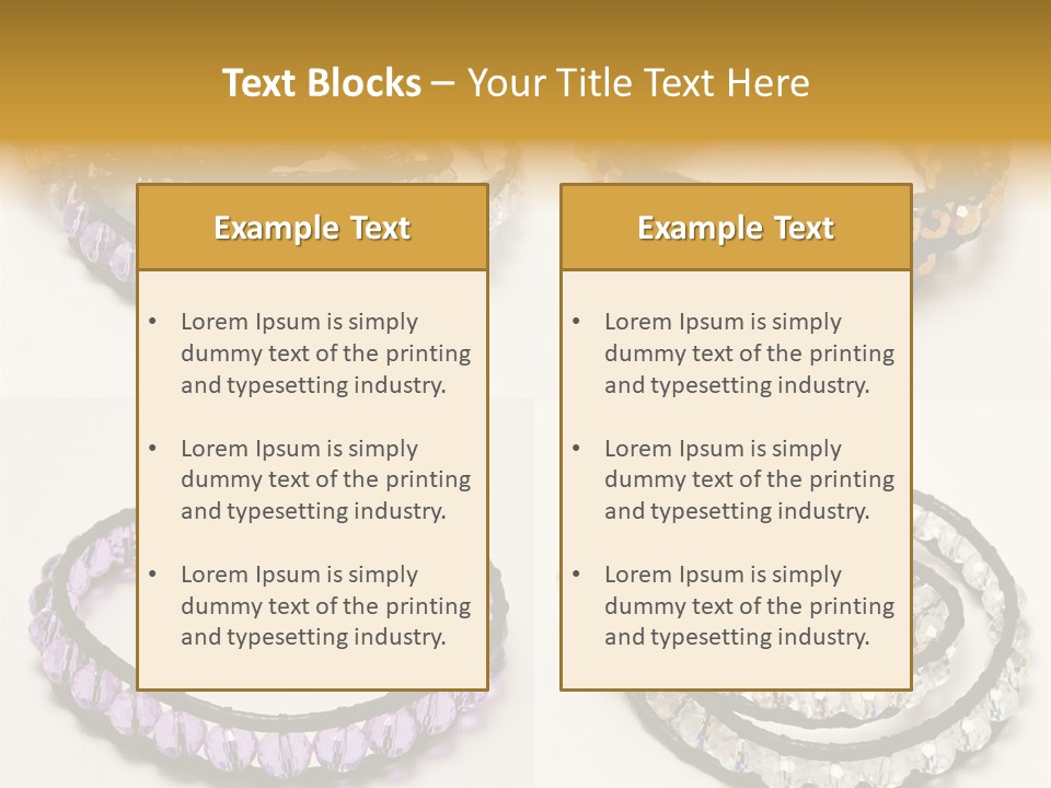 Art Jewelle Wear PowerPoint Template