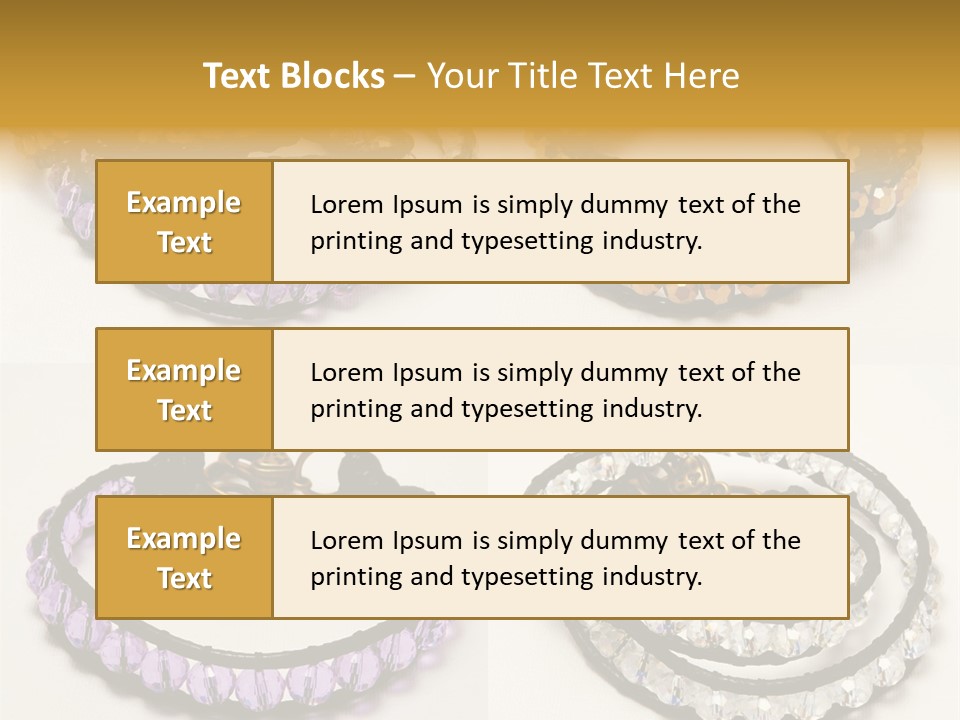 Art Jewelle Wear PowerPoint Template