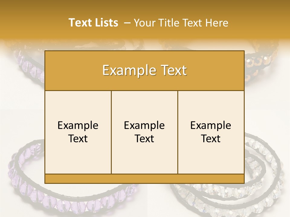 Art Jewelle Wear PowerPoint Template