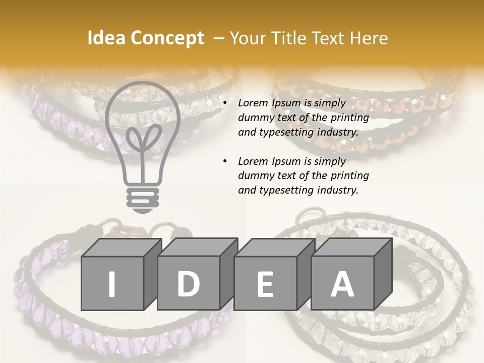 Art Jewelle Wear PowerPoint Template