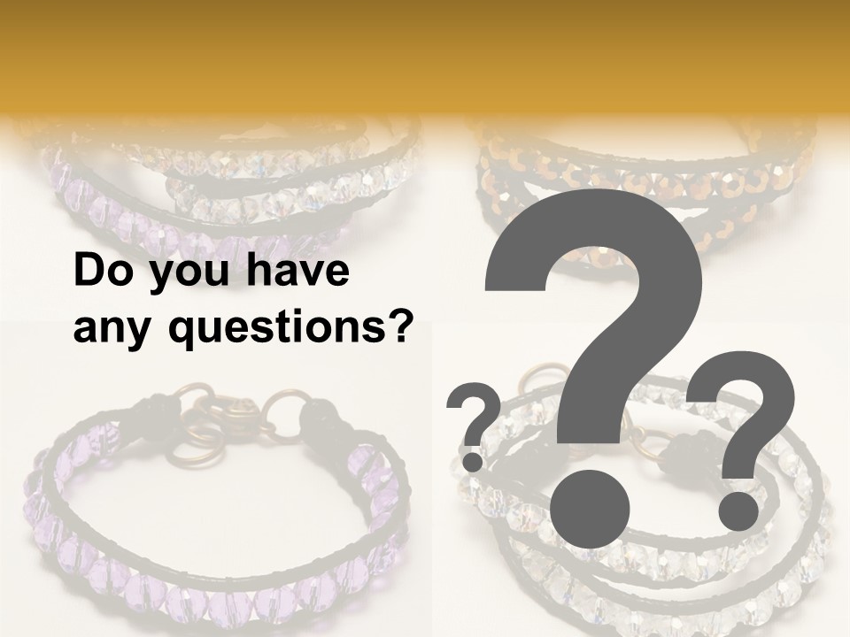 Art Jewelle Wear PowerPoint Template