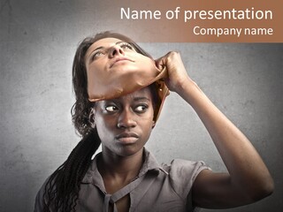 Personality Truth Wrong PowerPoint Template