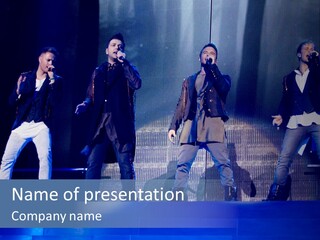 Kian Egan Shane Filan Ireland PowerPoint Template