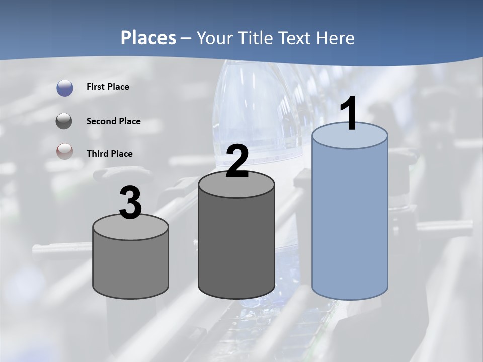 Manufacturing Container Large Group Of Objects PowerPoint Template
