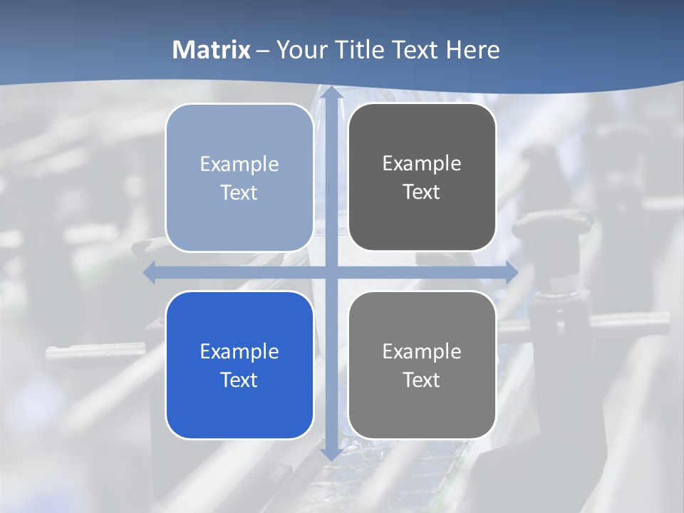 Manufacturing Container Large Group Of Objects PowerPoint Template
