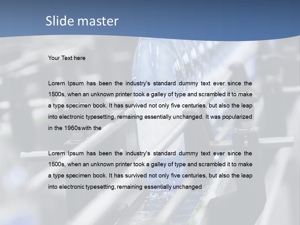 Manufacturing Container Large Group Of Objects PowerPoint Template