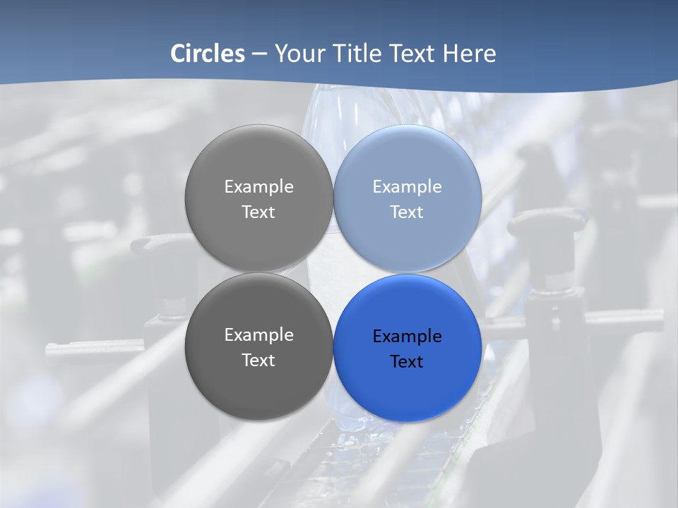 Manufacturing Container Large Group Of Objects PowerPoint Template