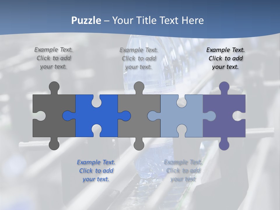 Manufacturing Container Large Group Of Objects PowerPoint Template