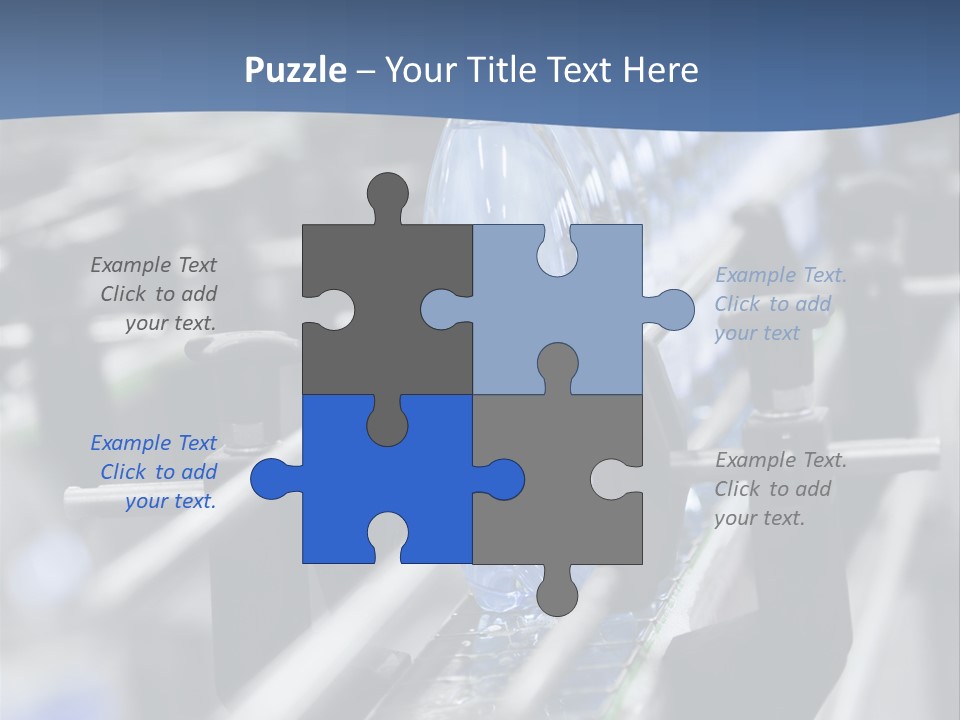 Manufacturing Container Large Group Of Objects PowerPoint Template