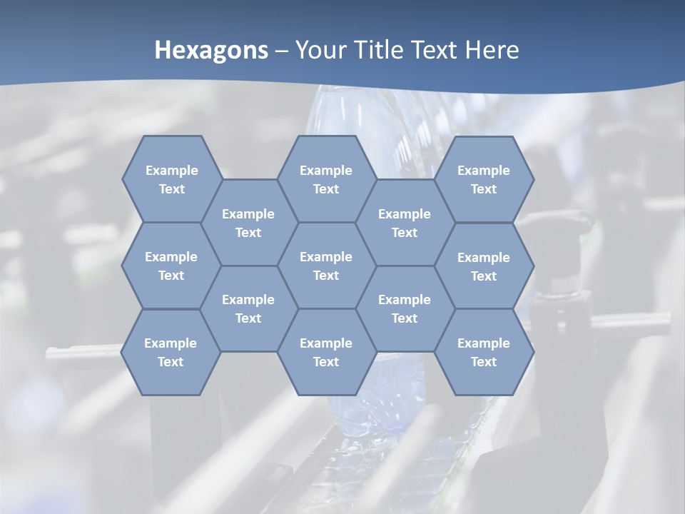 Manufacturing Container Large Group Of Objects PowerPoint Template