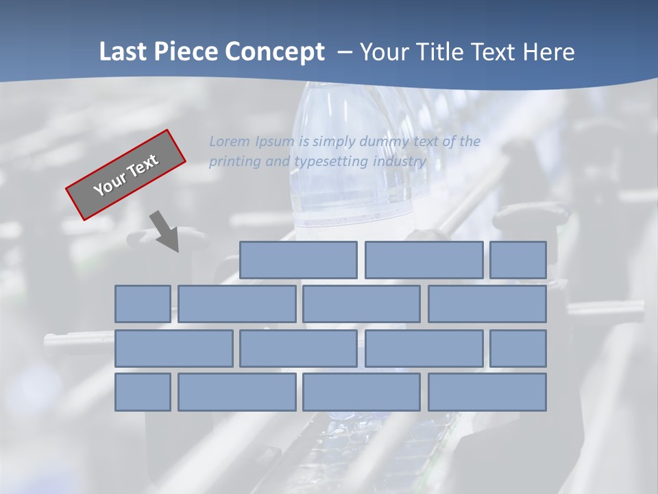 Manufacturing Container Large Group Of Objects PowerPoint Template