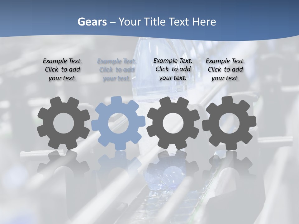 Manufacturing Container Large Group Of Objects PowerPoint Template