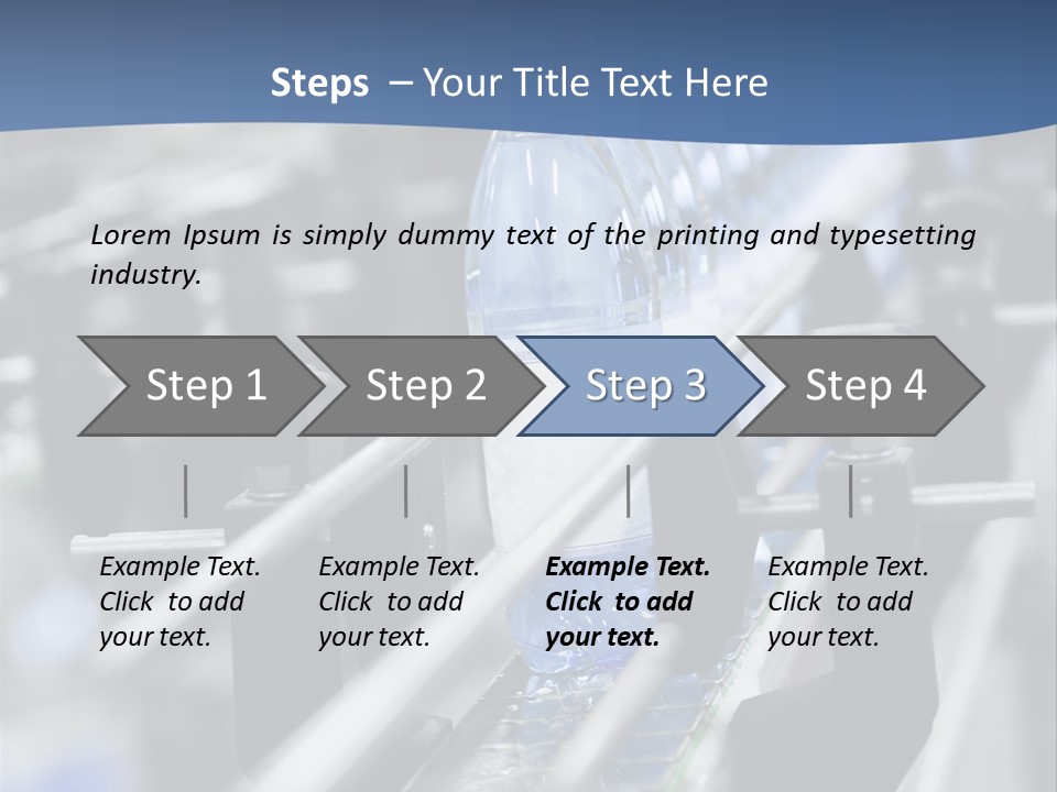 Manufacturing Container Large Group Of Objects PowerPoint Template