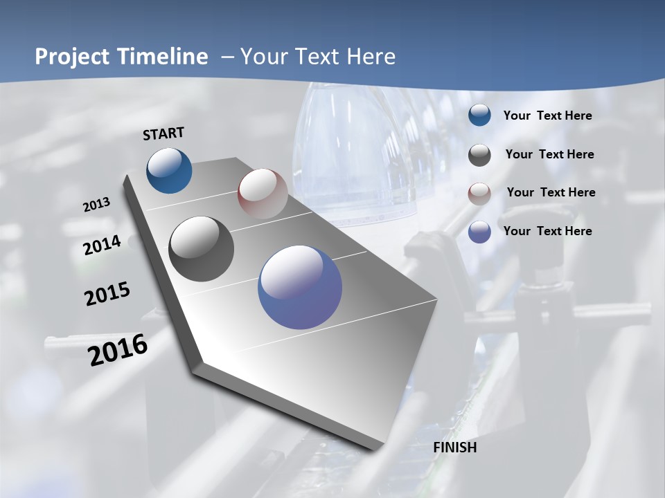Manufacturing Container Large Group Of Objects PowerPoint Template