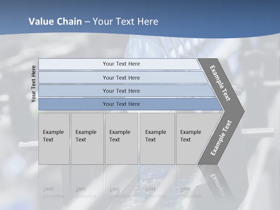 Manufacturing Container Large Group Of Objects PowerPoint Template