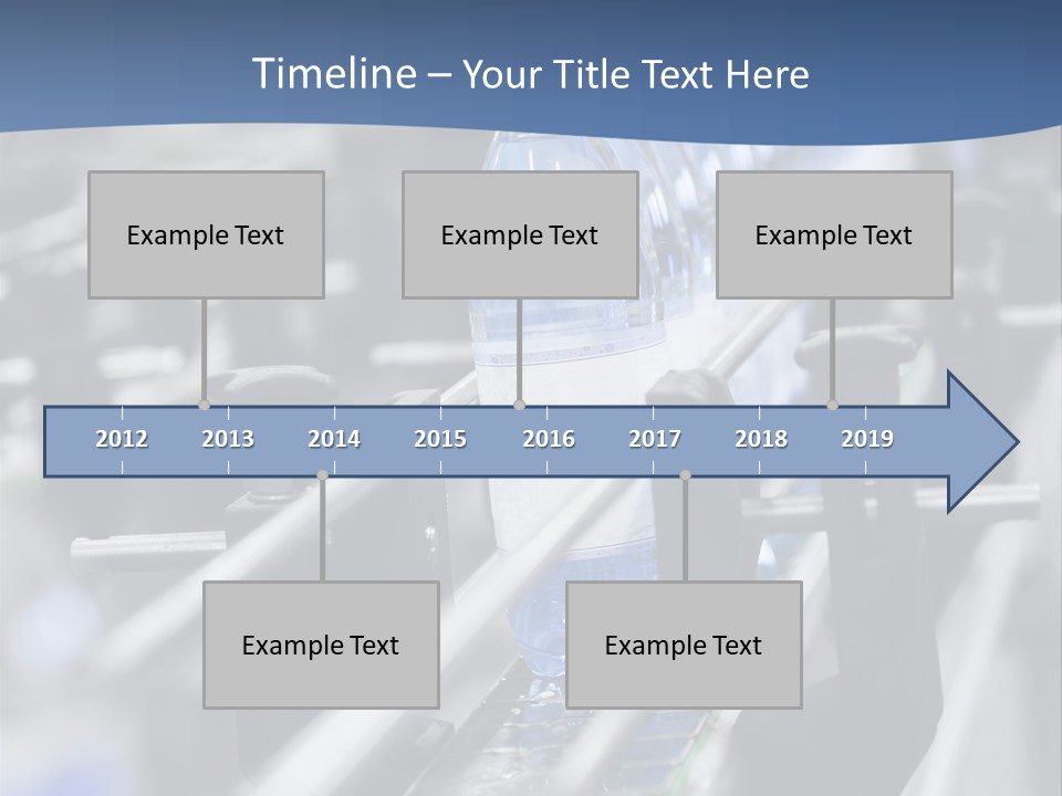 Manufacturing Container Large Group Of Objects PowerPoint Template