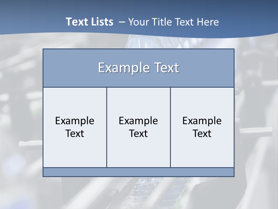 Manufacturing Container Large Group Of Objects PowerPoint Template