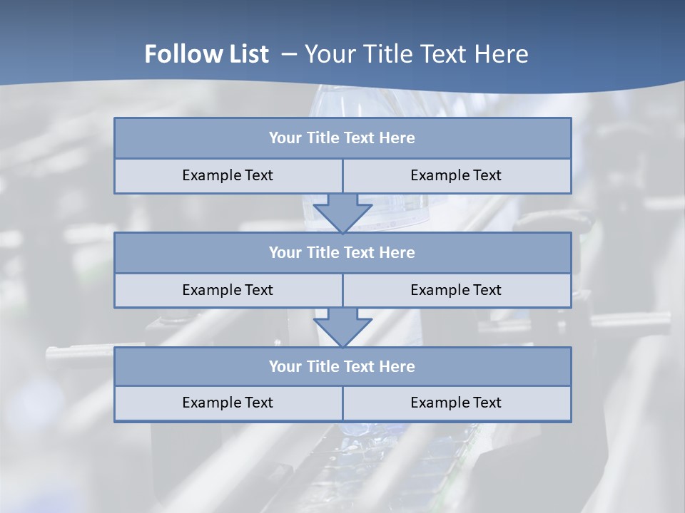 Manufacturing Container Large Group Of Objects PowerPoint Template