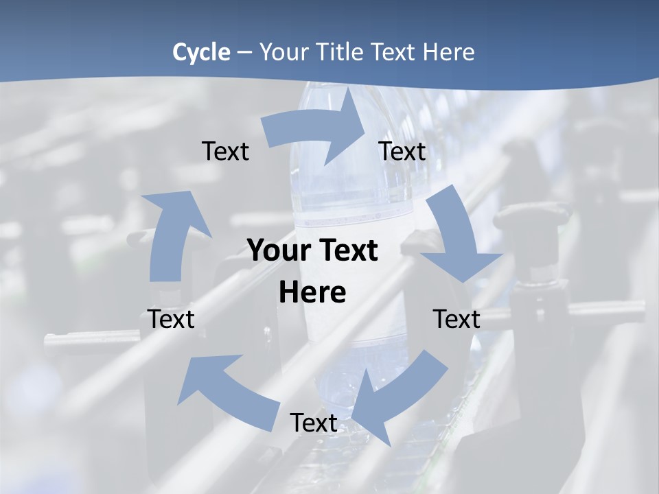 Manufacturing Container Large Group Of Objects PowerPoint Template