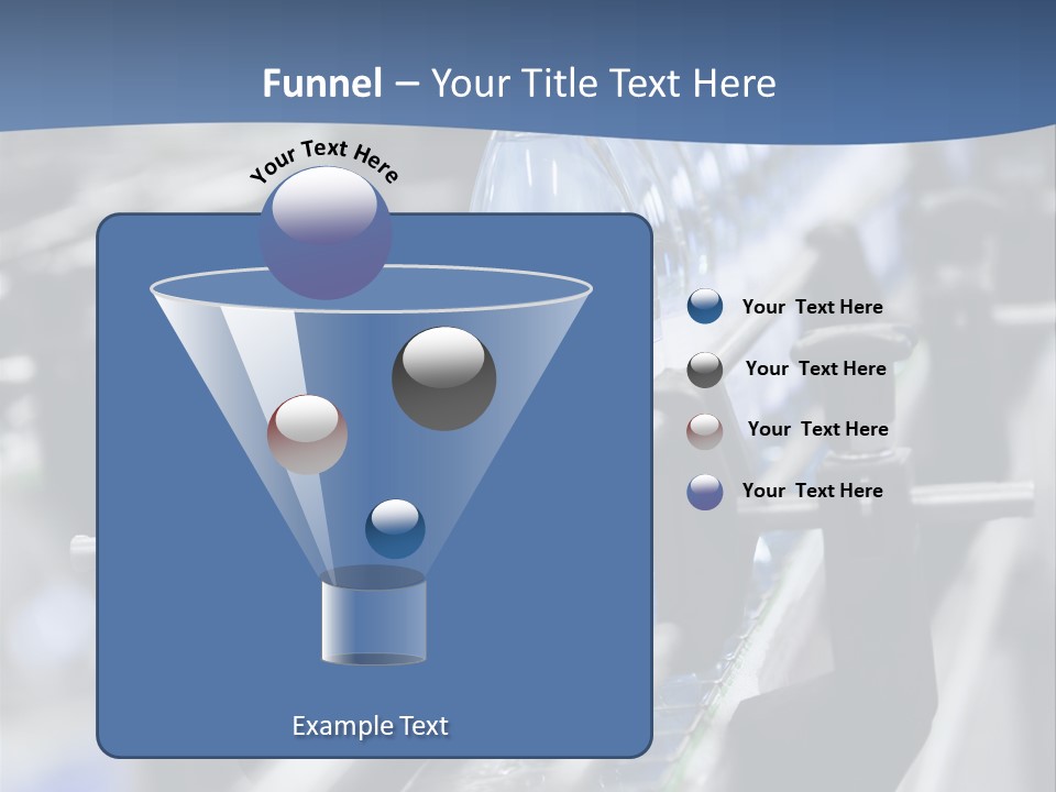 Manufacturing Container Large Group Of Objects PowerPoint Template