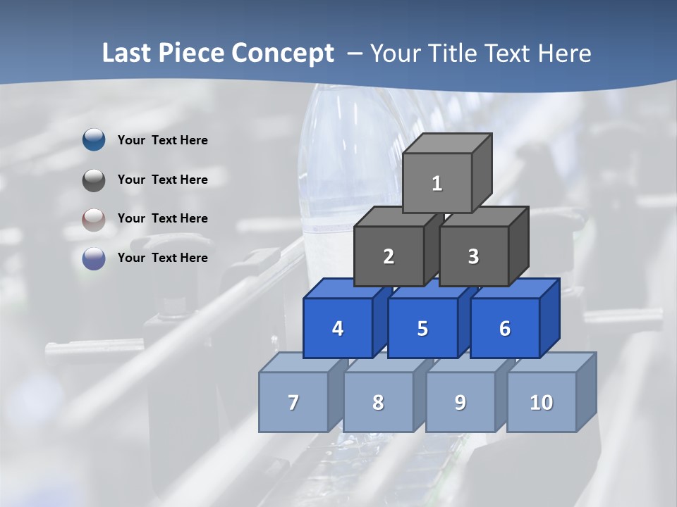 Manufacturing Container Large Group Of Objects PowerPoint Template