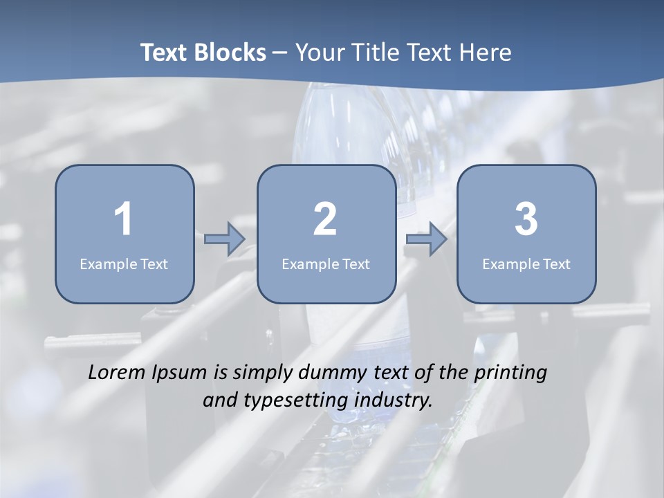 Manufacturing Container Large Group Of Objects PowerPoint Template