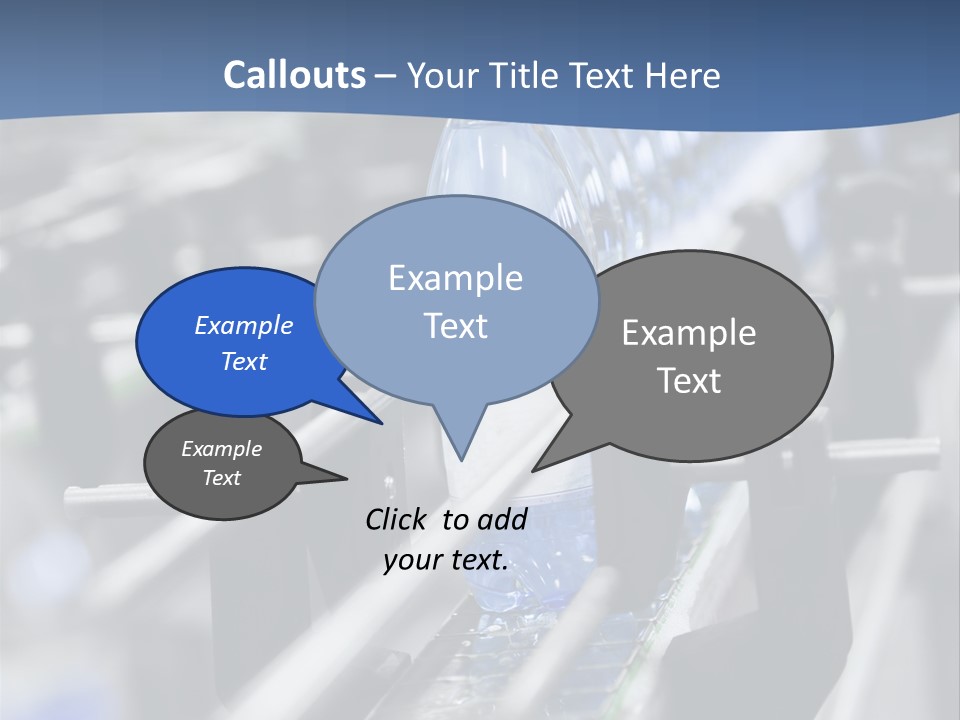 Manufacturing Container Large Group Of Objects PowerPoint Template