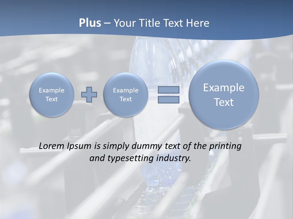 Manufacturing Container Large Group Of Objects PowerPoint Template