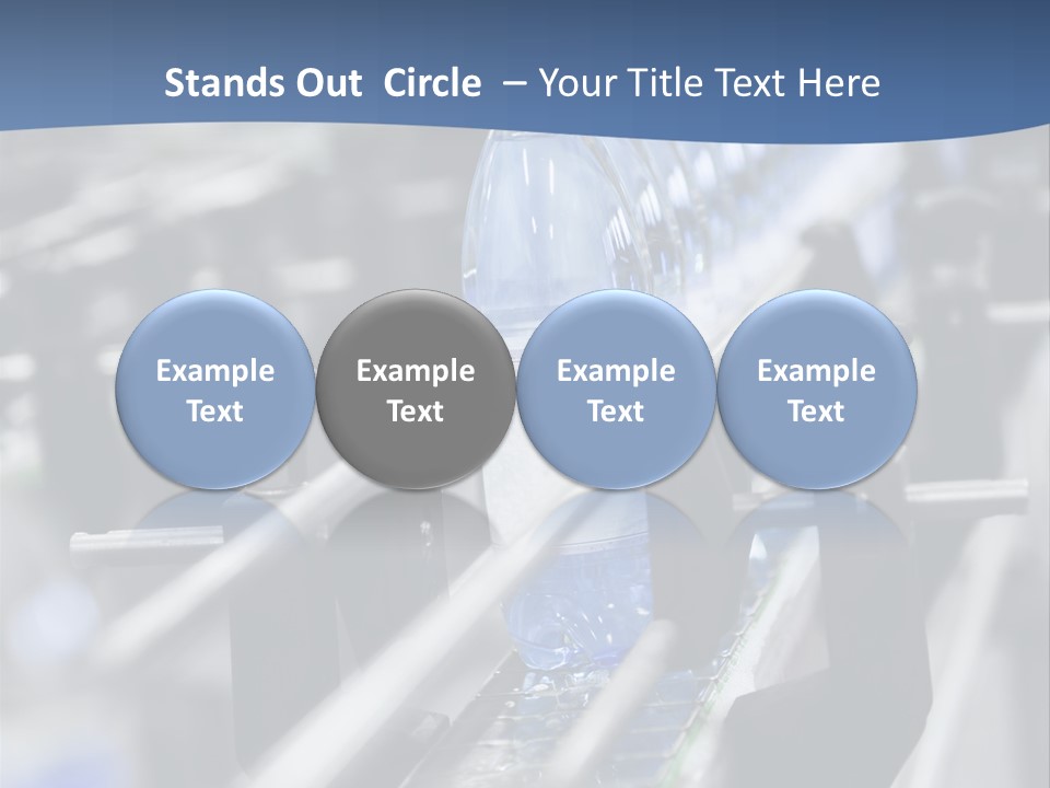 Manufacturing Container Large Group Of Objects PowerPoint Template
