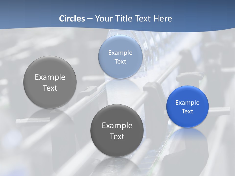 Manufacturing Container Large Group Of Objects PowerPoint Template