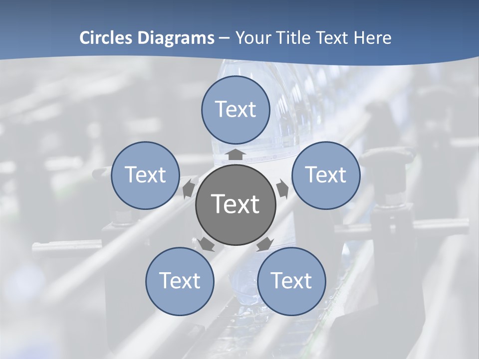 Manufacturing Container Large Group Of Objects PowerPoint Template