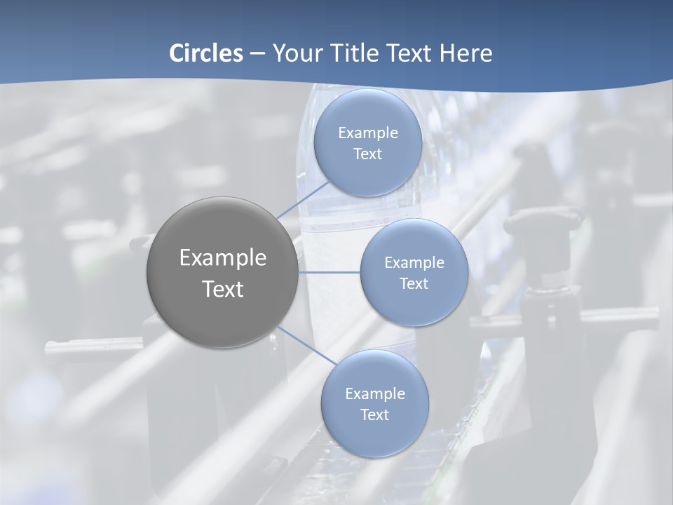 Manufacturing Container Large Group Of Objects PowerPoint Template