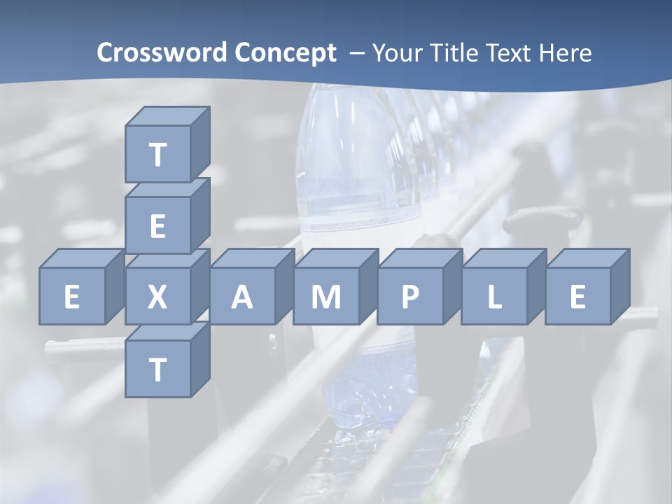 Manufacturing Container Large Group Of Objects PowerPoint Template