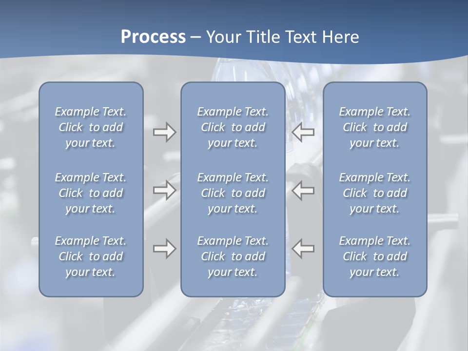 Manufacturing Container Large Group Of Objects PowerPoint Template