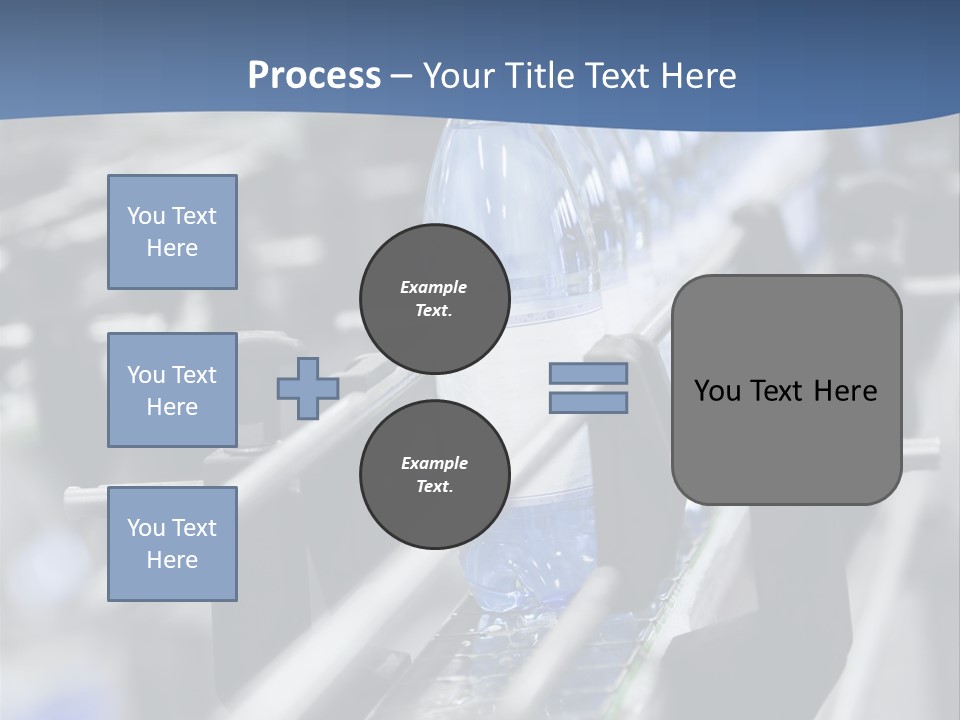 Manufacturing Container Large Group Of Objects PowerPoint Template