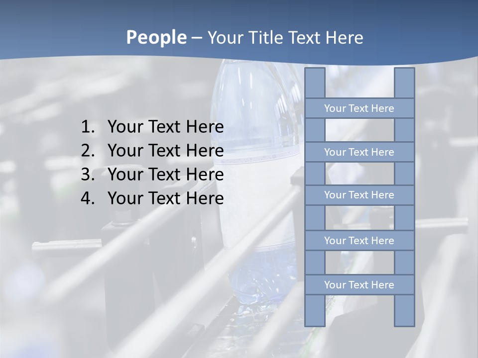 Manufacturing Container Large Group Of Objects PowerPoint Template