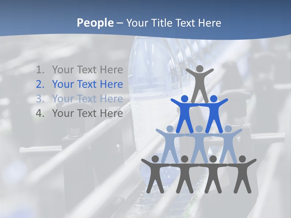 Manufacturing Container Large Group Of Objects PowerPoint Template