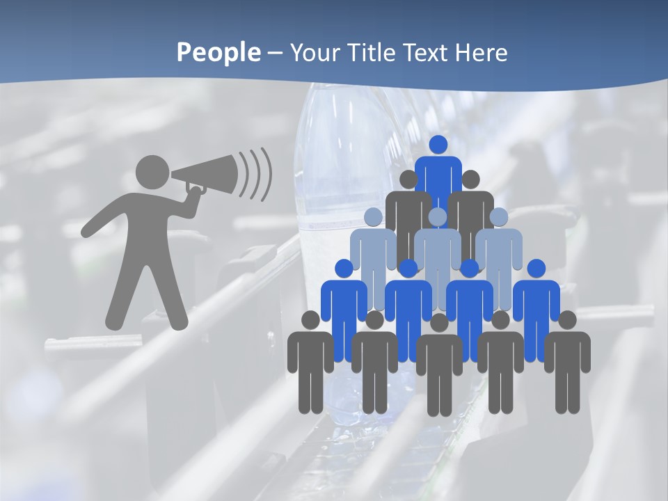 Manufacturing Container Large Group Of Objects PowerPoint Template