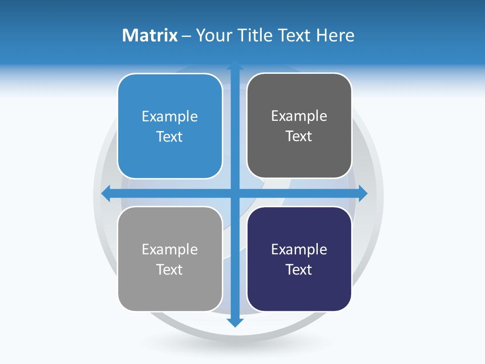 A Blue Button With A Phone On It PowerPoint Template