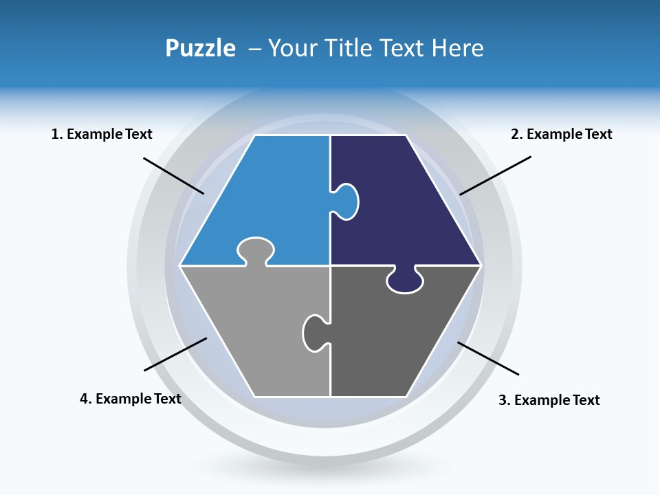 A Blue Button With A Phone On It PowerPoint Template