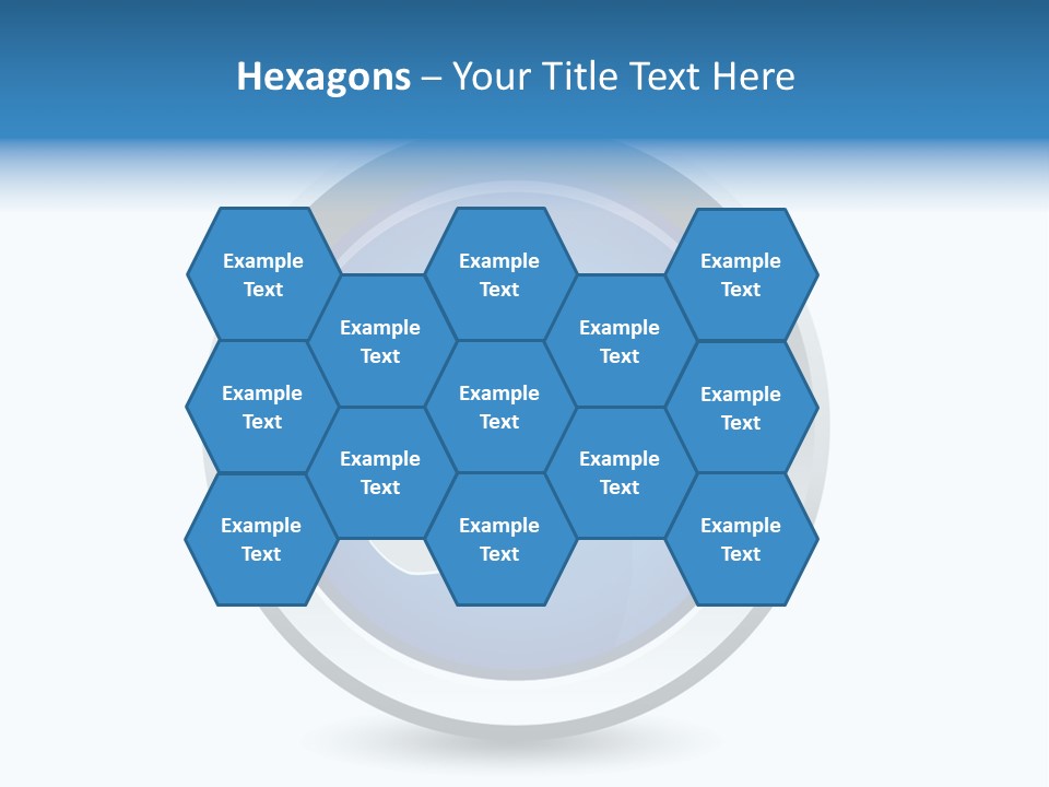 A Blue Button With A Phone On It PowerPoint Template