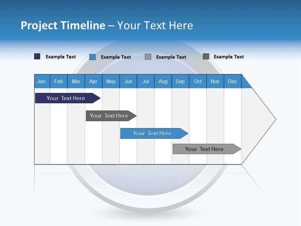 A Blue Button With A Phone On It PowerPoint Template