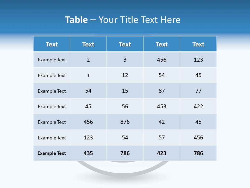 A Blue Button With A Phone On It PowerPoint Template