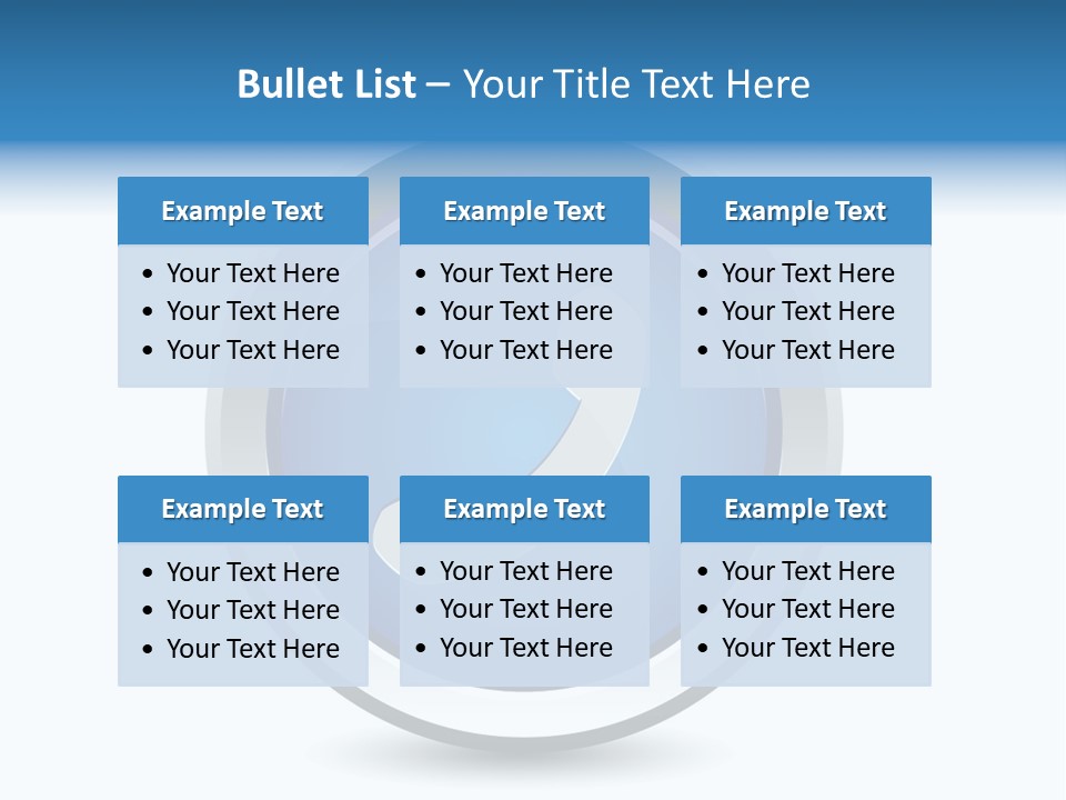 A Blue Button With A Phone On It PowerPoint Template