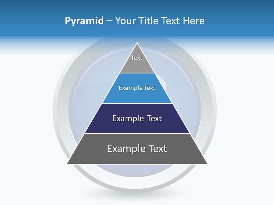 A Blue Button With A Phone On It PowerPoint Template