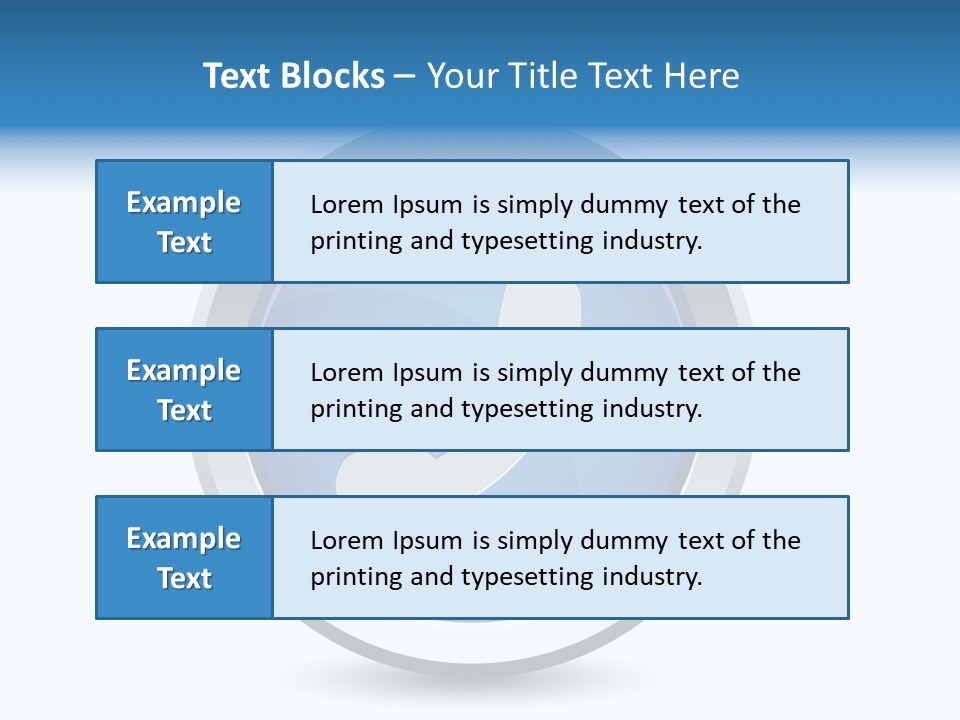 A Blue Button With A Phone On It PowerPoint Template