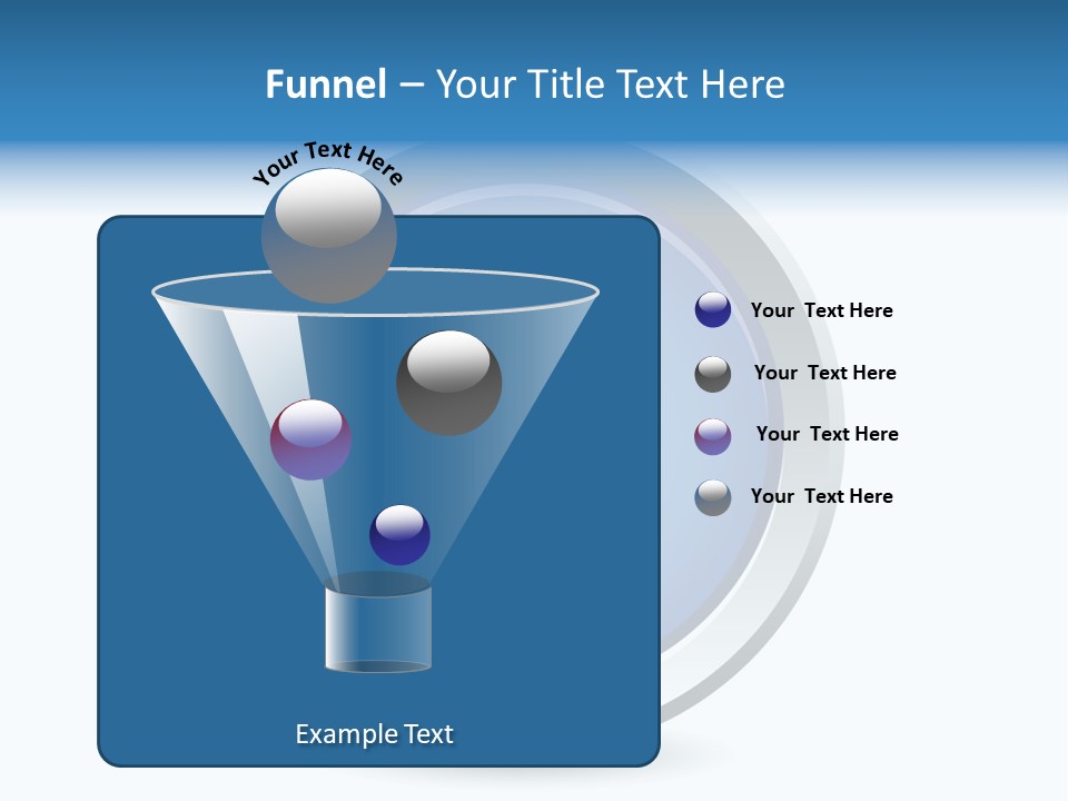 A Blue Button With A Phone On It PowerPoint Template